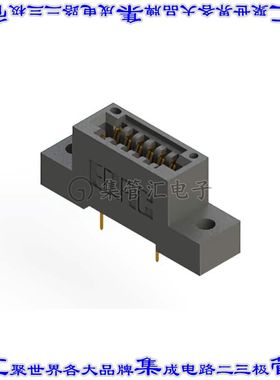 395-012-524-202 卡边缘连接器12POS母头2排2.54mm黑色镀金