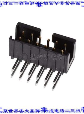 1-2842168-2 针座连接器12POS接头2排2mm公形插针通孔直角镀金