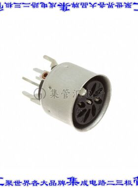 62NC8FX 圆形连接器8POS插座母插口焊接锡通孔