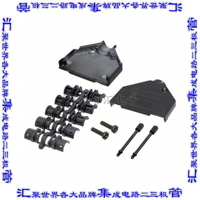 ACOV-SUB-25MB24 连接器25POS后壳180度屏蔽黑色