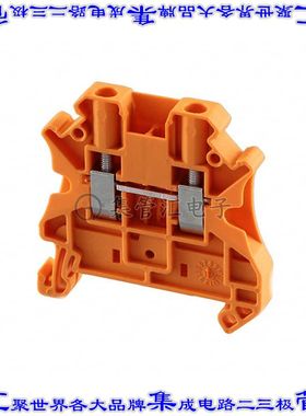 3044610 端子块连接器2POS馈通式6.2mm橙色10-26AWG