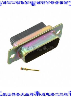 204515-2 连接器26POS插头公引脚3排D-Sub高密度面板安装