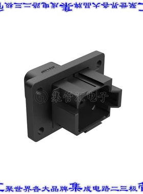 AT04-08PA-CL06 矩形连接器外壳8POS插座2排公形引脚黑色面板安装