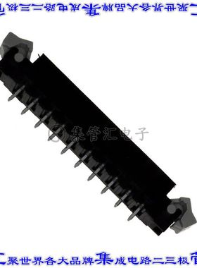 ELFH10250J 端子块连接器10POS接头公引脚带罩5.08mm黑色垂直通孔