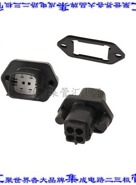 194360412 0194360412矩形连接器外壳4POS插头2排7.62mm公形引脚