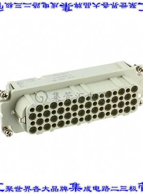 2-1103033-3 连接器64+接地无触头嵌件母头压接