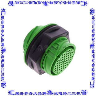 APD 圆形连接器51POS插座外壳用于母插口绿色面板安装 1CS51