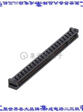 PCIE-LP-16-01-S-DV-A-K 卡边缘连接器164POS母头2排1mm黑色镀金