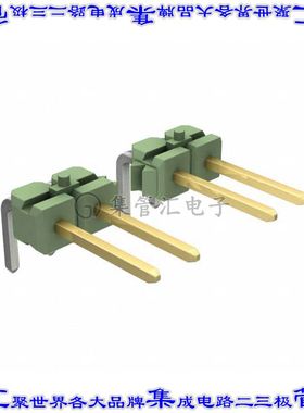 1-825437-2 针座连接器12POS分离式2.54mm公形插针通孔直角镀金