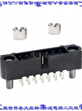 M80-5111422 针座连接器14POS接头2排2mm公形插针通孔直针镀金