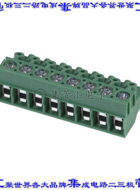1934926 端子块连接器8POS无罩接头的插头5mm绿色自由悬挂