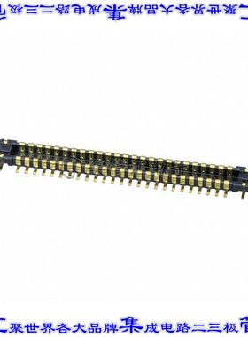 AXE250124A 板对板连接器50POS接头外罩触点2排0.4mm表贴SMD镀金