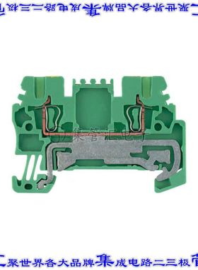 1775510000 端子块连接器2POS接地地面3.5mm绿色黄色16-30AWG