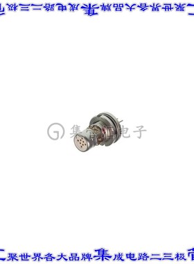 CMASD 7N08PM 圆形连接器8POS插座母插口焊杯镀金面板安装通孔