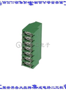 691245510007 线对板连接器7POS接线端子5.08mm通孔水平带板