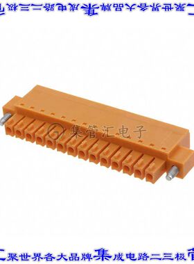 1970730000 端子块连接器14POS插头母插口3.81mm橙色自由悬挂