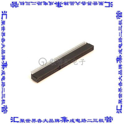 EBC49DCAN-S605 卡边缘连接器98POS母头2排2.54mm黑色镀金