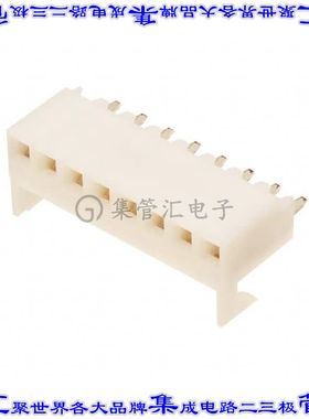 22182081 0022182081针座连接器8POS插座2.54mm母形插口通孔直针