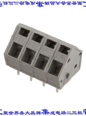 OSTHG040080 线对板连接器4POS接线端子5mm通孔成角度