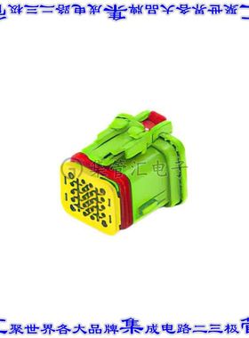 2350890-3 矩形连接器外壳20POS插头5排公形引脚面板安装