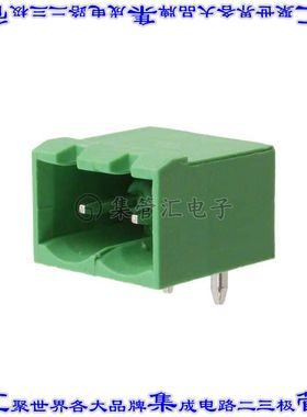 OSTOQ027151 端子块连接器2POS接头公引脚带罩5mm90DEG焊接