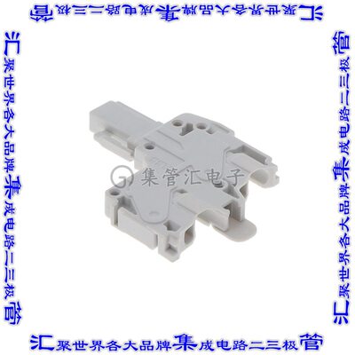 1SNK805741R0000 端子块连接器1(配接),2(输入)插头母插口灰色自