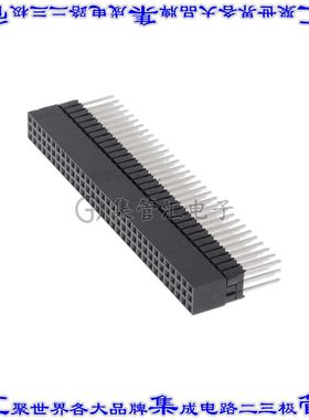 ESQ-132-24-T-T-LL 针座连接器96POS插座3排2.54mm叉状通孔直针锡