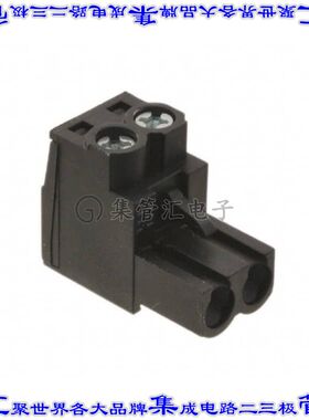 1955570000 端子块连接器2POS插头母插口5mm黑色自由悬挂