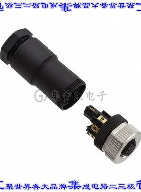 1410665 圆形连接器8POS插座母插口螺钉镀金自由悬挂