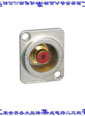 ACJD-RED 接插件连接器CONN RCA JACK CHASIS MOUNT RED