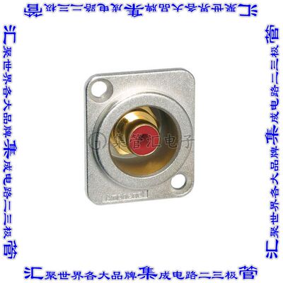 ACJD-RED 接插件连接器CONN RCA JACK CHASIS MOUNT RED