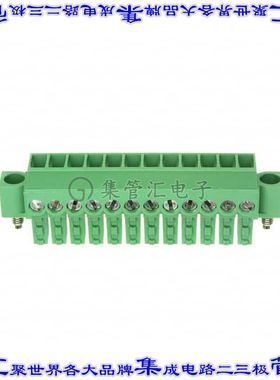1-284510-2 端子块连接器12POS插头母插口3.5mm绿色自由悬挂