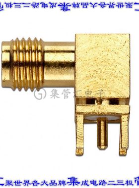 72971 同轴连接器SMA插座母插槽焊接50欧姆通孔直角