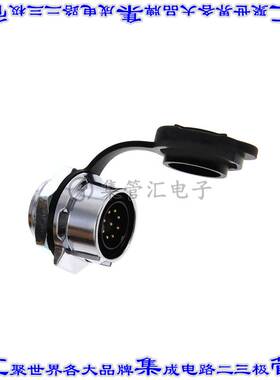 MRDBG09L13000 圆形连接器9POS插座公形引脚焊杯镀金面板安装