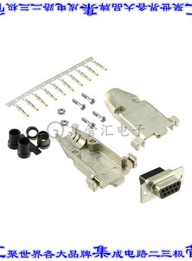 749806-7 连接器9POS插座母插口2排D-Sub自由悬挂