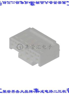 511630600 0511630600矩形连接器外壳6POS插座2.5mm母形插口天然