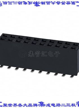NPTC102KFMS-RC 针座连接器20POS插座2排2.54mm母形插口表贴SMD锡