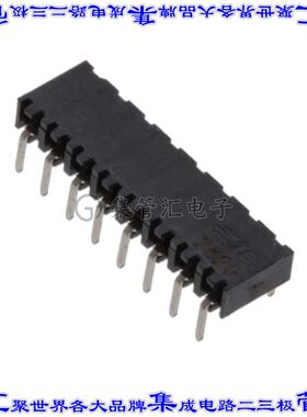 2314930-8 针座连接器8POS插座2mm母形插口通孔直角镀金
