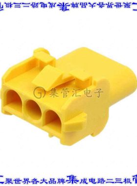 1-480701-4 矩形连接器外壳3POS插座黄色面板安装