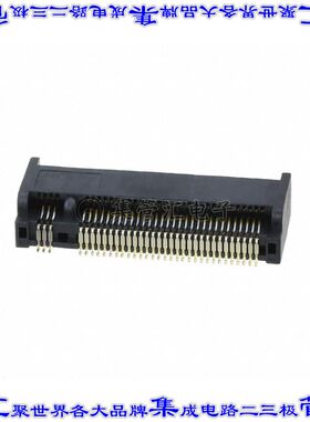 MDT420B01001 卡边缘连接器67POS母头2排0.5mm黑色镀金