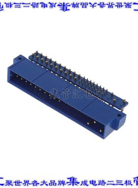 PCIH47RM400A1/AA 背板连接器47POS接头公引脚通孔直角蓝色