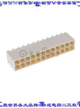 2-2825260-4 针座连接器24POS接头2排4.2mm公形插针通孔直针锡