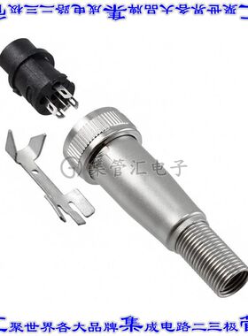 SL405FX 圆形连接器5POS插头母插口焊接孔眼银自由悬挂