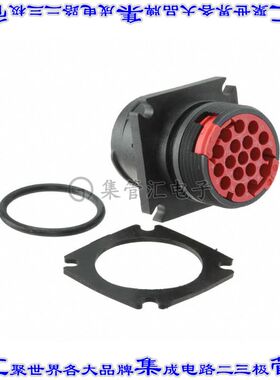 CL1M3102 圆形连接器18POS插座外壳用于公插针黑色面板安装