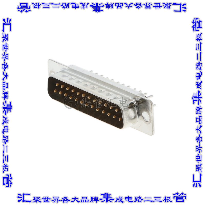 L777SDB25POL2 连接器25POS插头公引脚2排D-Sub通孔