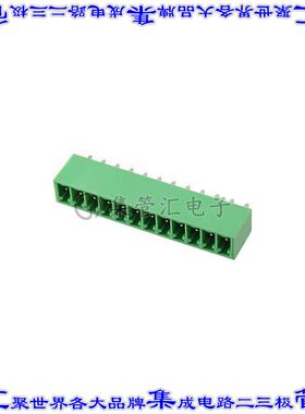 395016012 0395016012端子块连接器12POS接头公引脚带罩3.5mm绿色