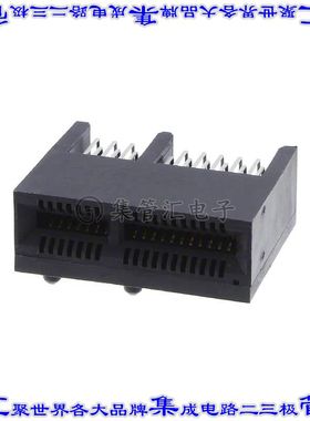 1-1761465-1 卡边缘连接器36POS母头2排1mm黑色镀金