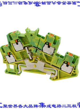3209620 端子块连接器4POS接地地面5.2mm绿色黄色12-26AWG