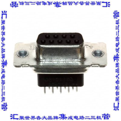 5747190-4 连接器9POS插座母插口2排D-Sub通孔