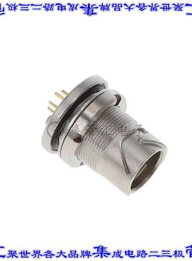 LF07WBRB-6PD-A(31) 圆形连接器6POS插座公形引脚焊接镀金面板安